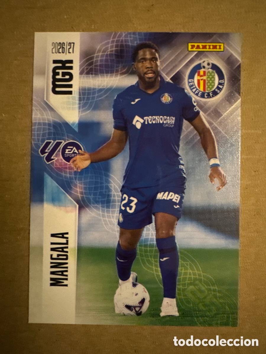 Cromos de f&uacute;tbol: # 192 Mangala Getafe Megacracks 26 27 2026 2027 2 Segunda 2a 2&ordf; Edici&oacute;n