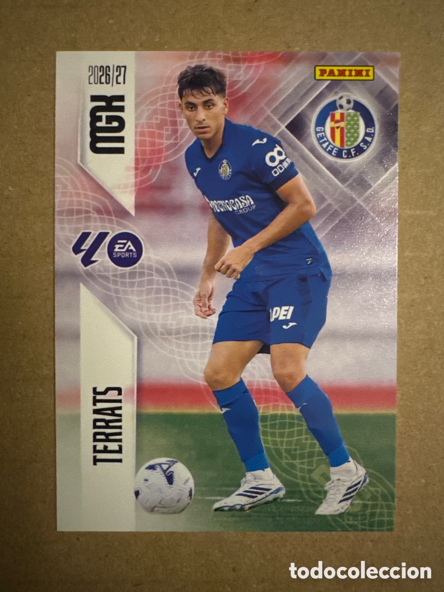 Cromos de f&uacute;tbol: # 193 Terrats Getafe Megacracks 26 27 2026 2027 2 Segunda 2a 2&ordf; Edici&oacute;n