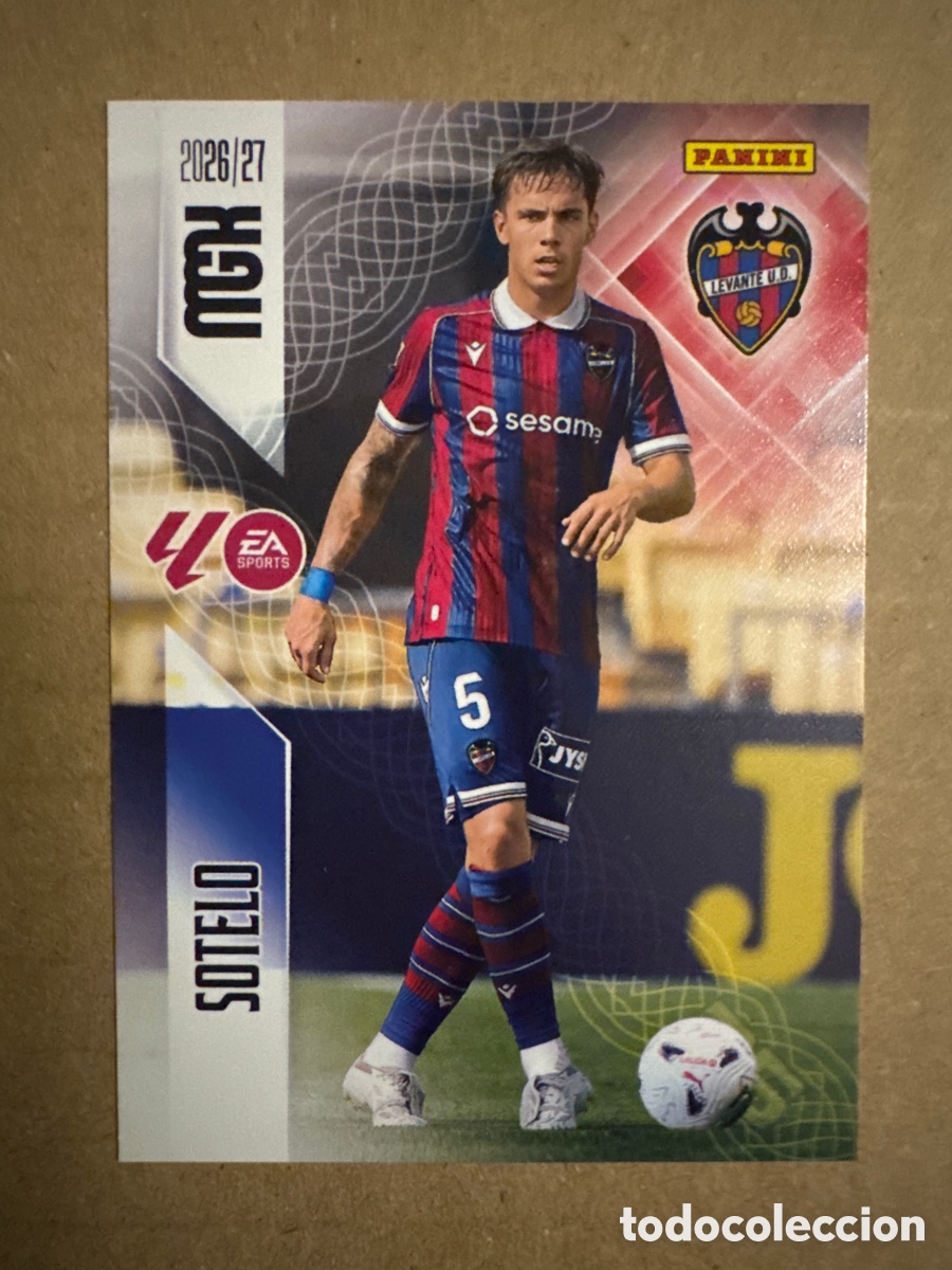 Cromos de f&uacute;tbol: # 209 Sotelo Levante Megacracks 26 27 2026 2027 2 Segunda 2a 2&ordf; Edici&oacute;n