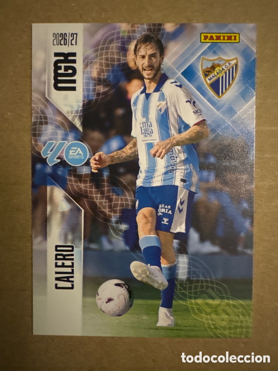 Cromos de f&uacute;tbol: # 240 Calero M&aacute;laga Megacracks 26 27 2026 2027 2 Segunda 2a 2&ordf; Edici&oacute;n