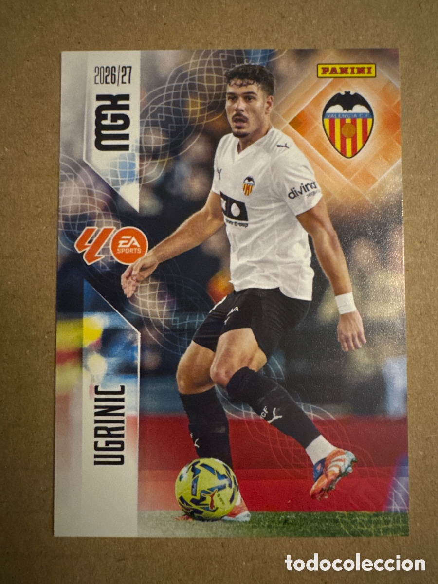 Cromos de f&uacute;tbol: # 356 Ugrinic Valencia Megacracks 26 27 2026 2027 2 Segunda 2a 2&ordf; Edici&oacute;n