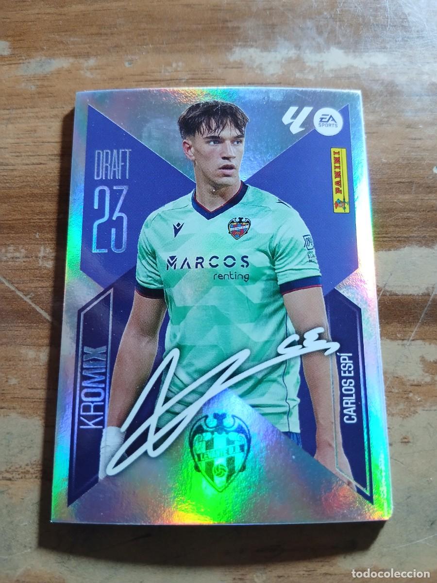 Cromos de f&uacute;tbol: CROMO LIGA ESTE TEMPORADA 26/27: DRAFT 23 KROMIX CARLOS ESP&Iacute;, N&deg; K4