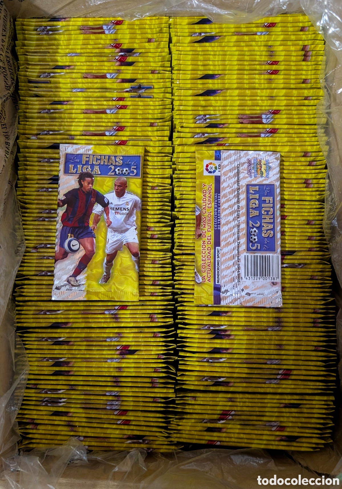 Cromos de f&uacute;tbol: Sobres Mundicromo 2004-2005 (pack 200)