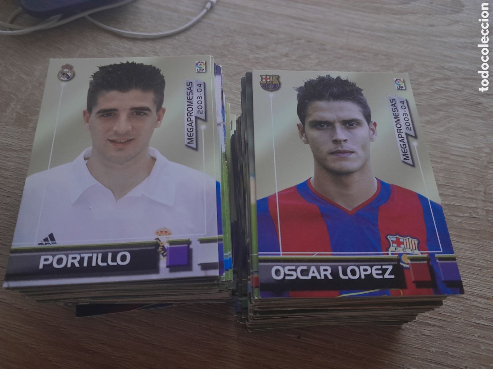 Cromos de f&uacute;tbol: LOTE 100 CROMOS DIFERENTES - MEGAFICHAS 2003-2004 - PANINI