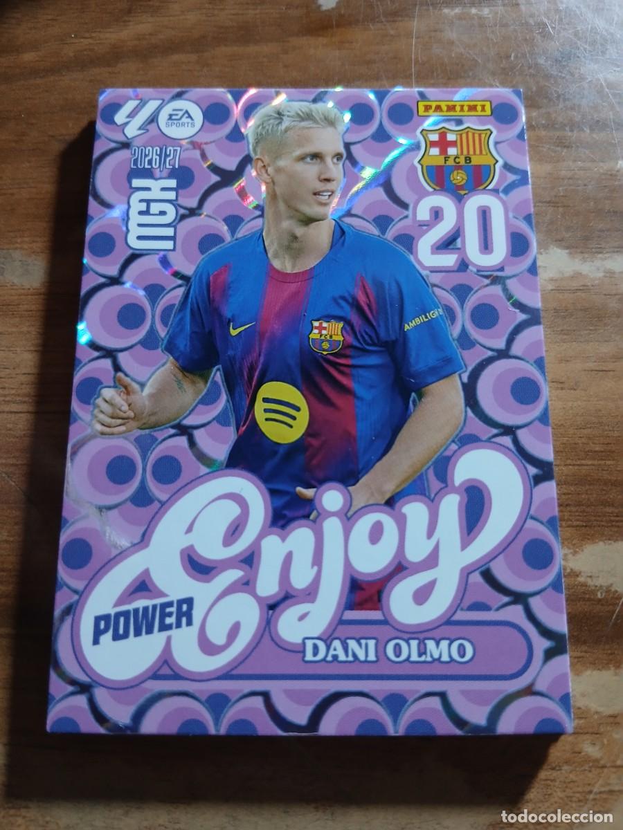 Cromos de f&uacute;tbol: CARD MEGACRACKS TEMPORADA 26/27: ENJOY POWER DANI OLMO, N&deg; 381P