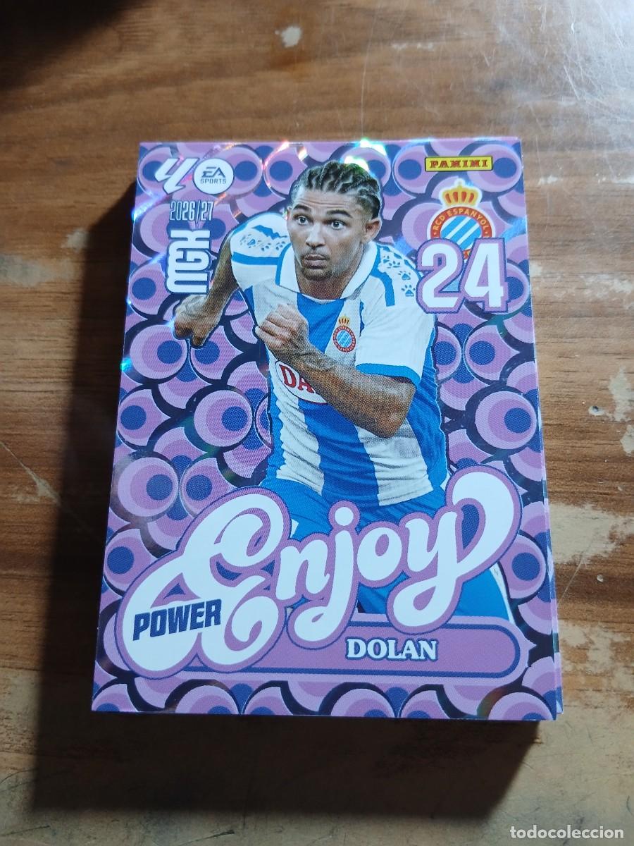 Cromos de f&uacute;tbol: CARD MEGACRACKS TEMPORADA 26/27: ENJOY POWER DOLAN, N&deg; 382P