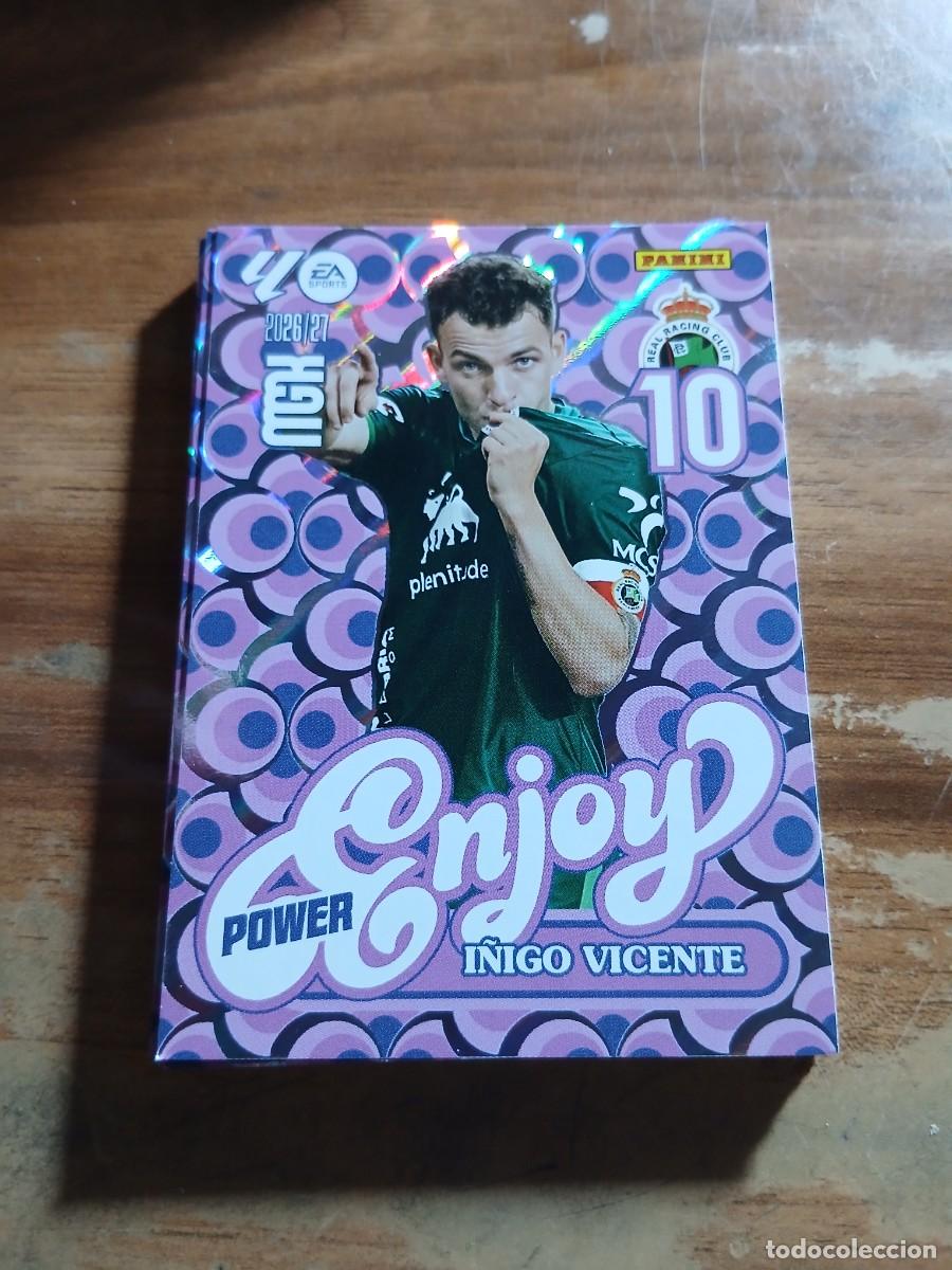 Cromos de f&uacute;tbol: CARD MEGACRACKS TEMPORADA 26/27: ENJOY POWER I&Ntilde;IGO VICENTE, N&deg; 383P