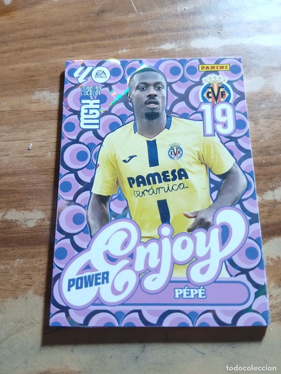 Cromos de f&uacute;tbol: CARD MEGACRACKS TEMPORADA 26/27: ENJOY POWER P&Eacute;P&Eacute;, N&deg; 386P