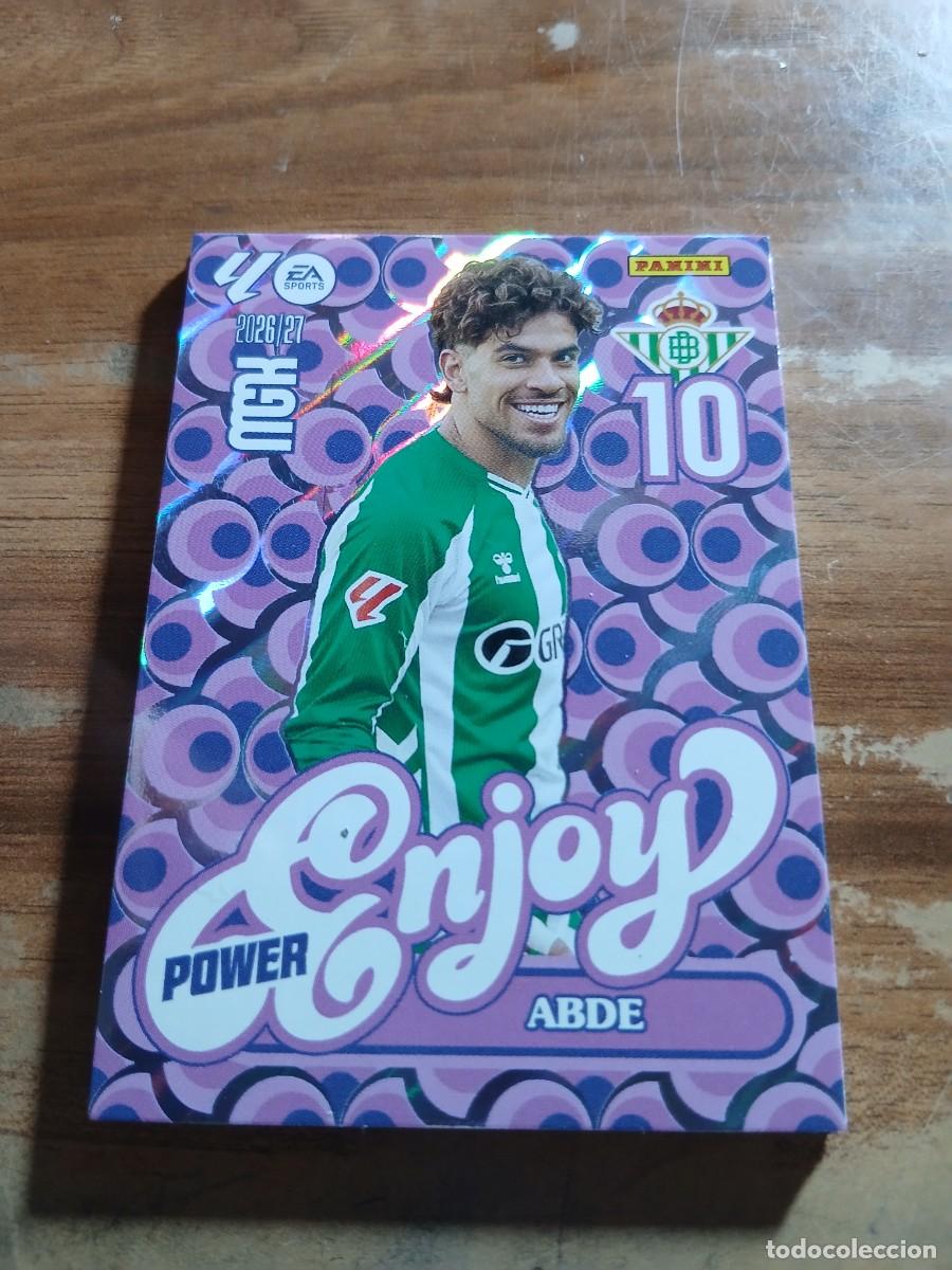 Cromos de f&uacute;tbol: CARD MEGACRACKS TEMPORADA 26/27: ENJOY POWER ABDE, N&deg; 379P