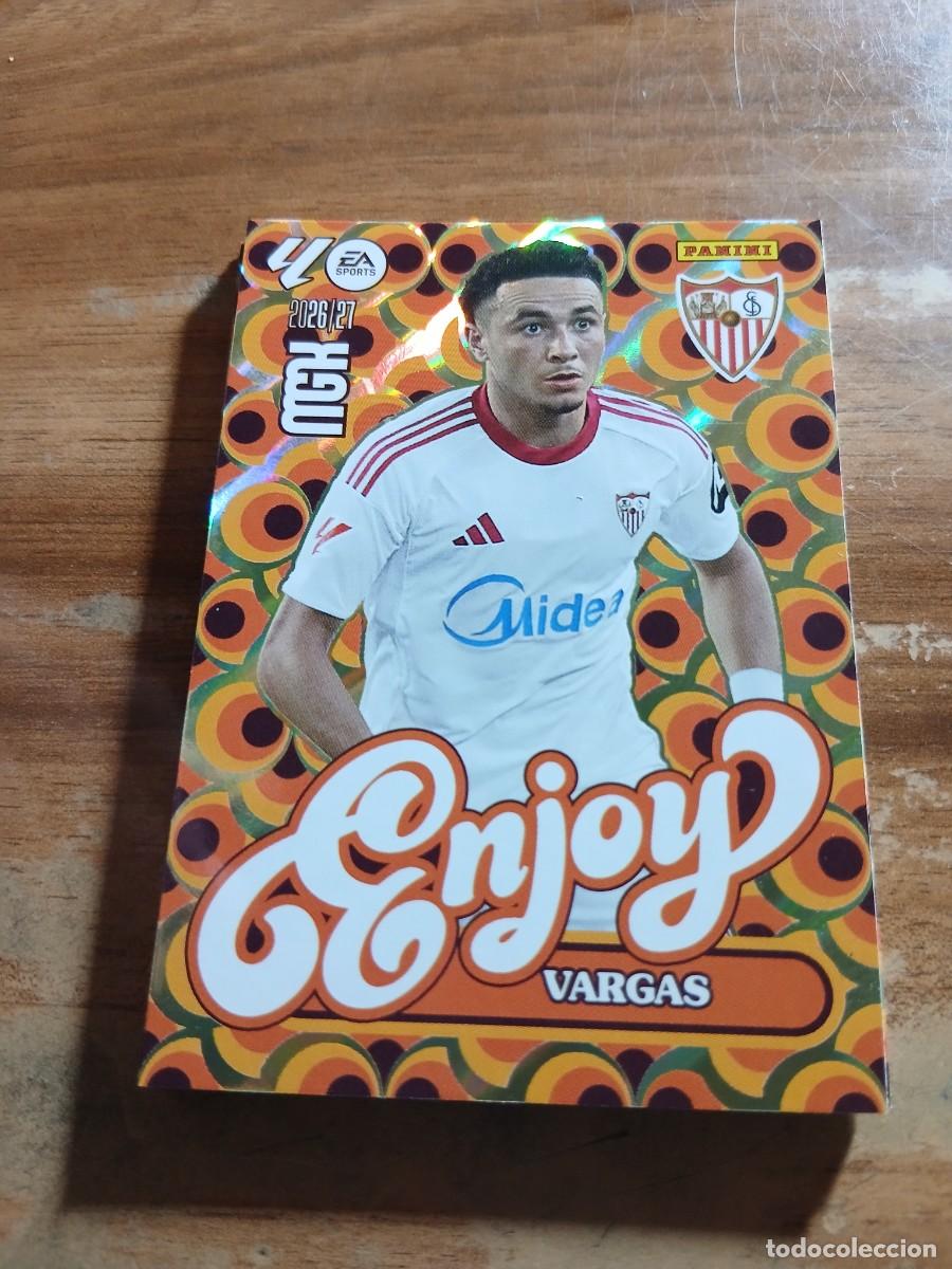 Cromos de f&uacute;tbol: CARD MEGACRACKS TEMPORADA 26/27: ENJOY VARGAS, N&deg; 387