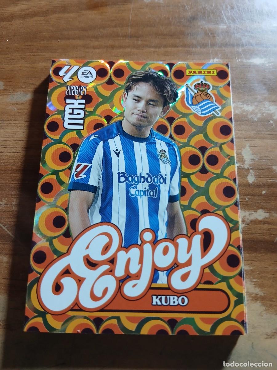 Cromos de f&uacute;tbol: CARD MEGACRACKS TEMPORADA 26/27: ENJOY KUBO, N&deg; 384