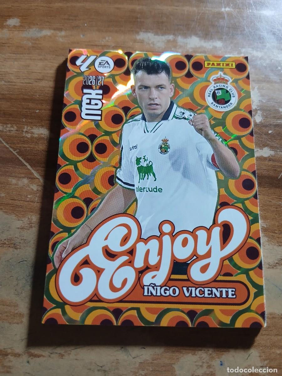 Cromos de f&uacute;tbol: CARD MEGACRACKS TEMPORADA 26/27: ENJOY I&Ntilde;IGO VICENTE, N&deg; 383