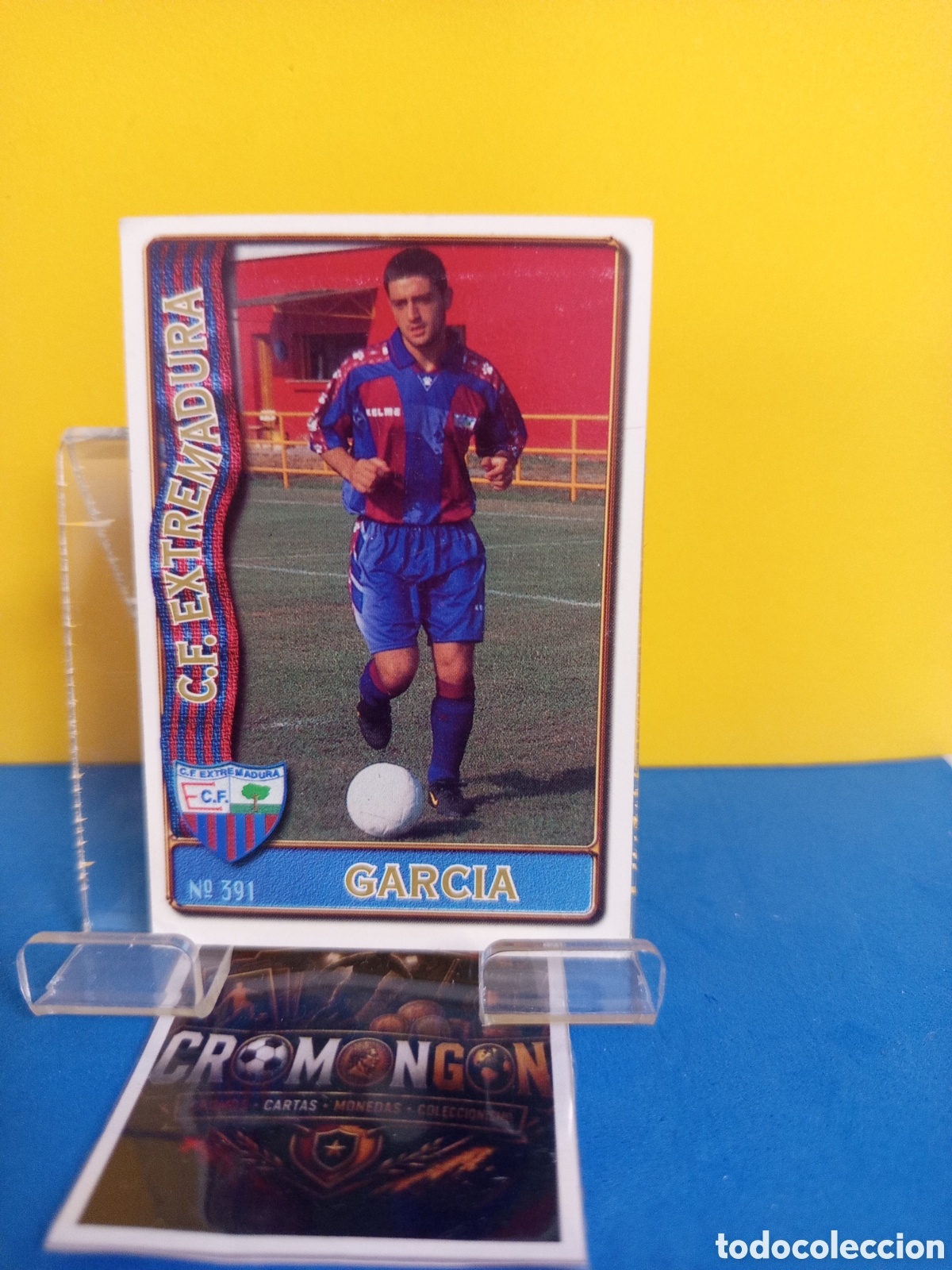 Cromos de f&uacute;tbol: ❇️ CROMO ⚽ CARD 391 GARC&Iacute;A EXTREMADURA FICHAS DE LA LIGA 96 97 1996 1997 MUNDICROMO SPORT ❇️
