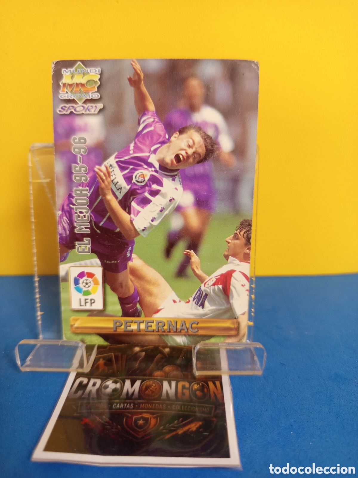 Cromos de f&uacute;tbol: ❇️ CROMO ⚽ CARD PETERNAC VALLADOLID EL MEJOR 95 96 FICHAS DE LA LIGA 96 97 1996 1997 MUNDICROMO ❇️