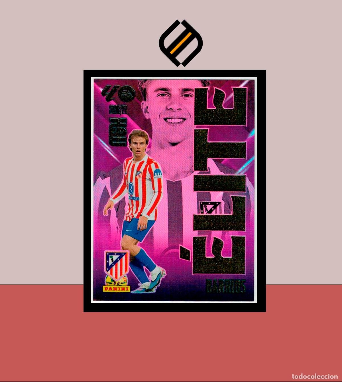 Cromos de f&uacute;tbol: MEGACRACKS 2026 2027 26 27 PANINI N&ordm; 1 BARRIOS ATL&Eacute;TICO MADRID &Eacute;LITE COLECCI&Oacute;N ALB&Uacute;M MGK