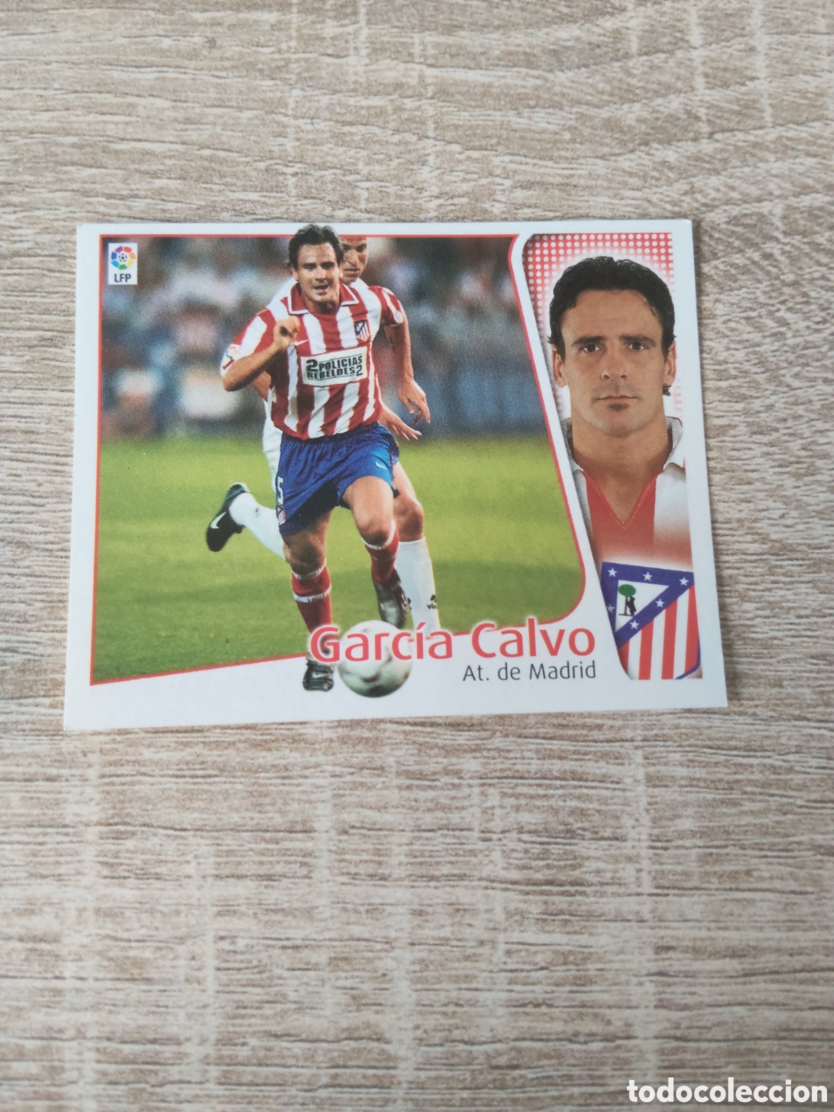 Cromos de f&uacute;tbol: Garc&iacute;a Calvo Atl&eacute;tico de Madrid liga 2004 2005 04 05 ediciones este