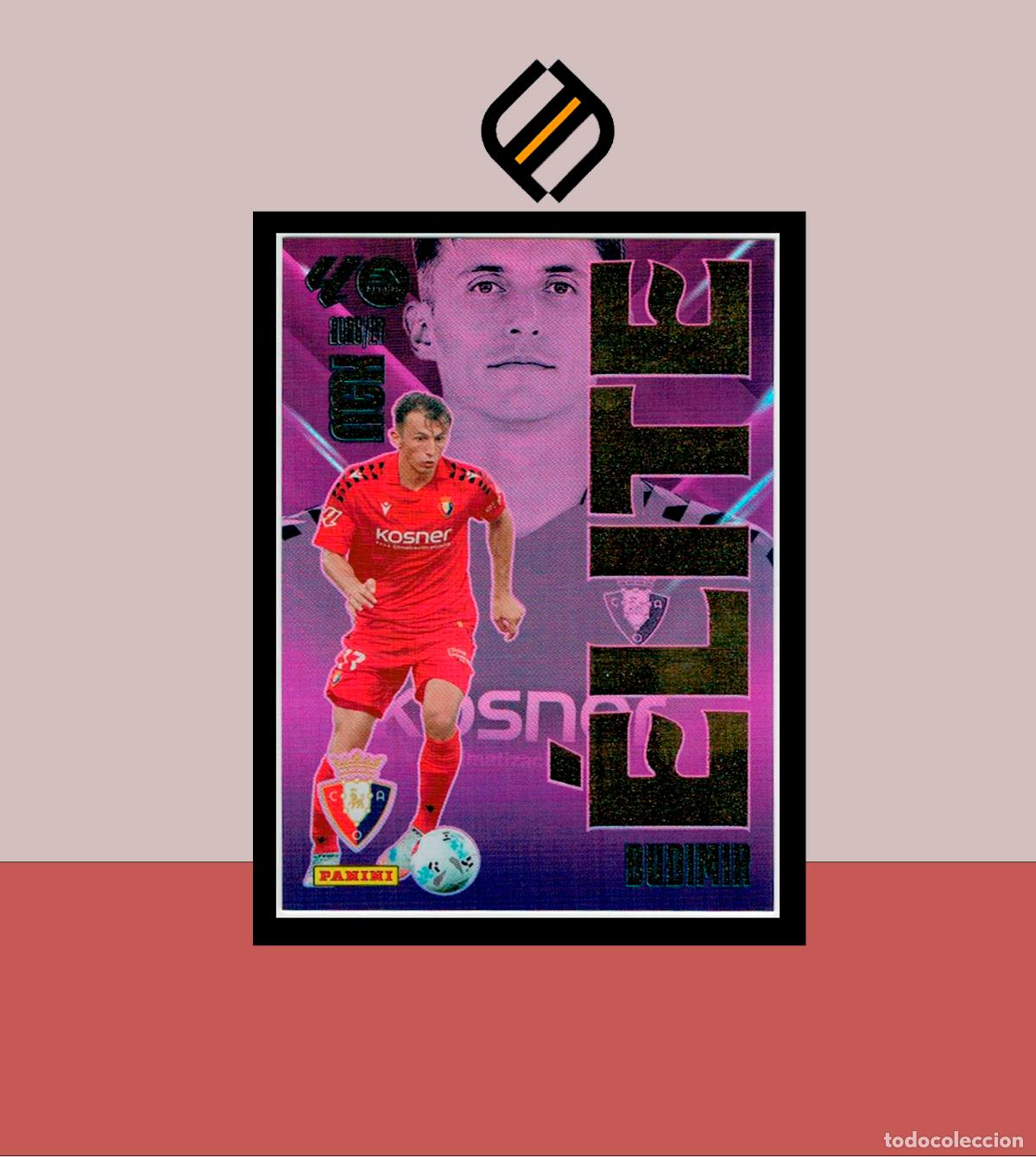 Cromos de f&uacute;tbol: MEGACRACKS 2026 2027 26 27 PANINI N&ordm; 3 BUDIMIR CA OSASUNA &Eacute;LITE COLECCI&Oacute;N ALB&Uacute;M MGK