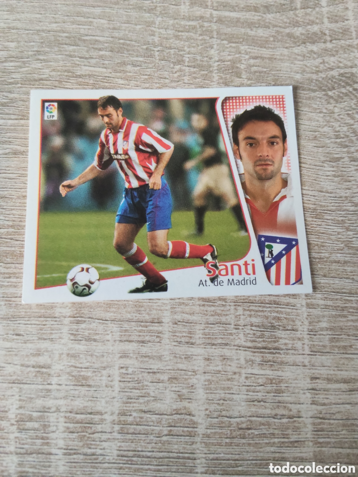 Cromos de f&uacute;tbol: Santi Atl&eacute;tico de Madrid liga 2004 2005 04 05 ediciones este