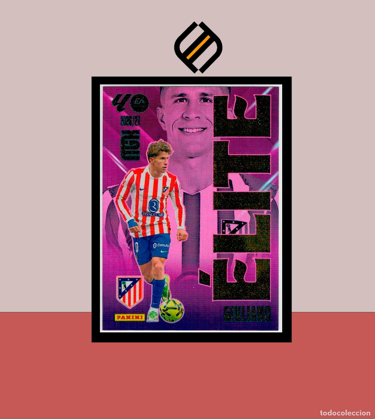 Cromos de f&uacute;tbol: MEGACRACKS 2026 2027 26 27 PANINI N&ordm; 7 GIULIANO ATL&Eacute;TICO MADRID &Eacute;LITE COLECCI&Oacute;N ALB&Uacute;M MGK