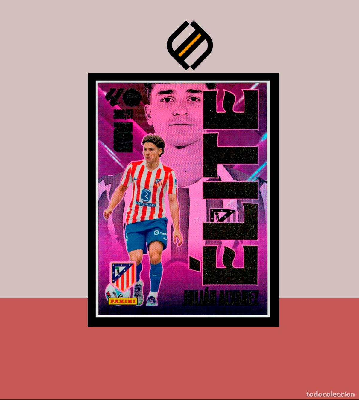 Cromos de f&uacute;tbol: MEGACRACKS 2026 2027 26 27 PANINI N&ordm; 8 JULI&Aacute;N &Aacute;LVAREZ ATL&Eacute;TICO MADRID &Eacute;LITE COLECCI&Oacute;N ALB&Uacute;M MGK