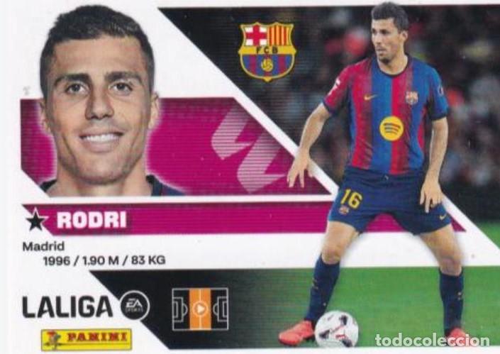 Cromos de f&uacute;tbol: U Fichaje 40 Rodri FC BARCELONA liga este 2026 27 Nuevo