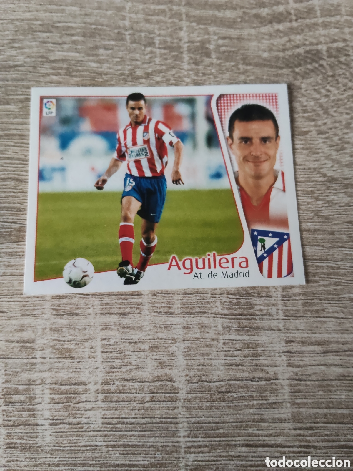 Cromos de f&uacute;tbol: Aguilera Atl&eacute;tico de Madrid liga 2004 2005 04 05 ediciones este