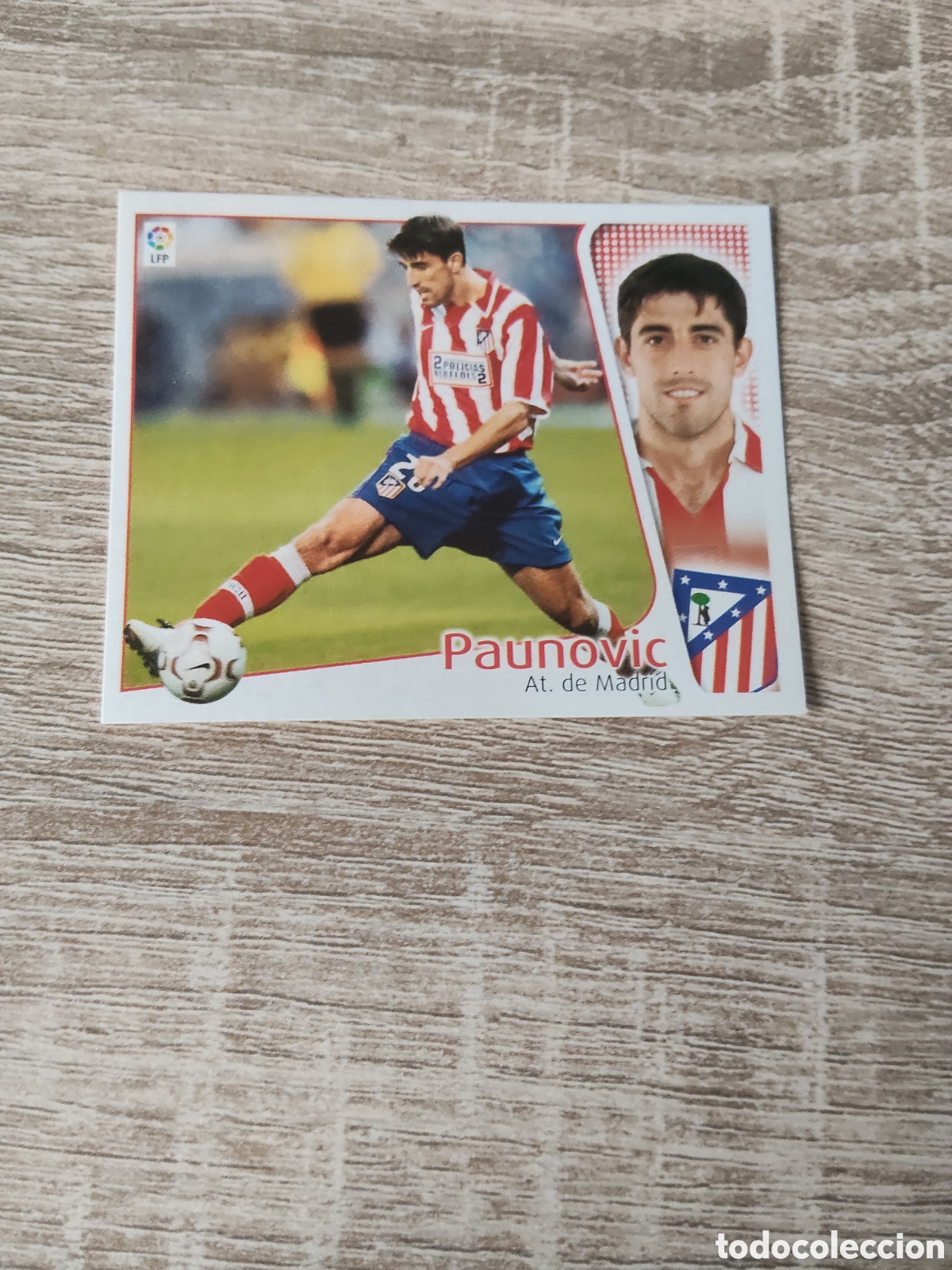 Cromos de f&uacute;tbol: Paunovic Atl&eacute;tico de Madrid liga 2004 2005 04 05 ediciones este