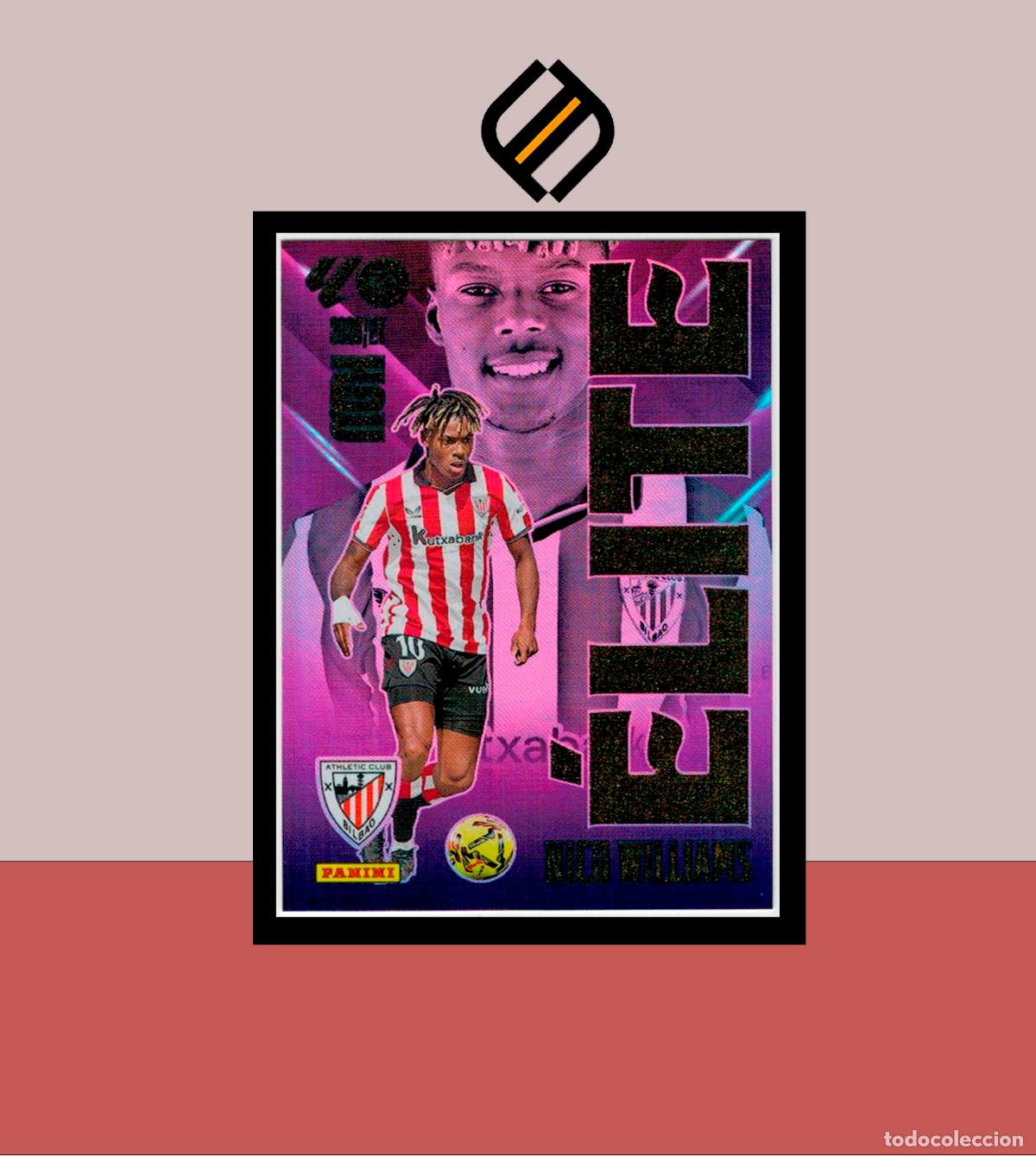 Cromos de f&uacute;tbol: MEGACRACKS 2026 2027 26 27 PANINI N&ordm; 12 NICO WILLIAMS ATHLETIC CLUB BILBAO &Eacute;LITE COLECCI&Oacute;N ALB&Uacute;M MGK