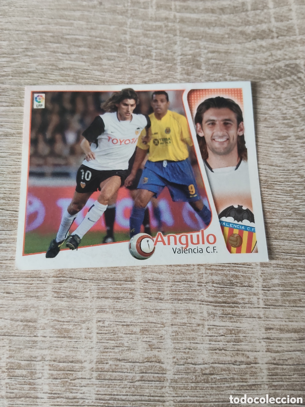 Cromos de f&uacute;tbol: Angulo Valencia liga 2004 2005 04 05 ediciones este