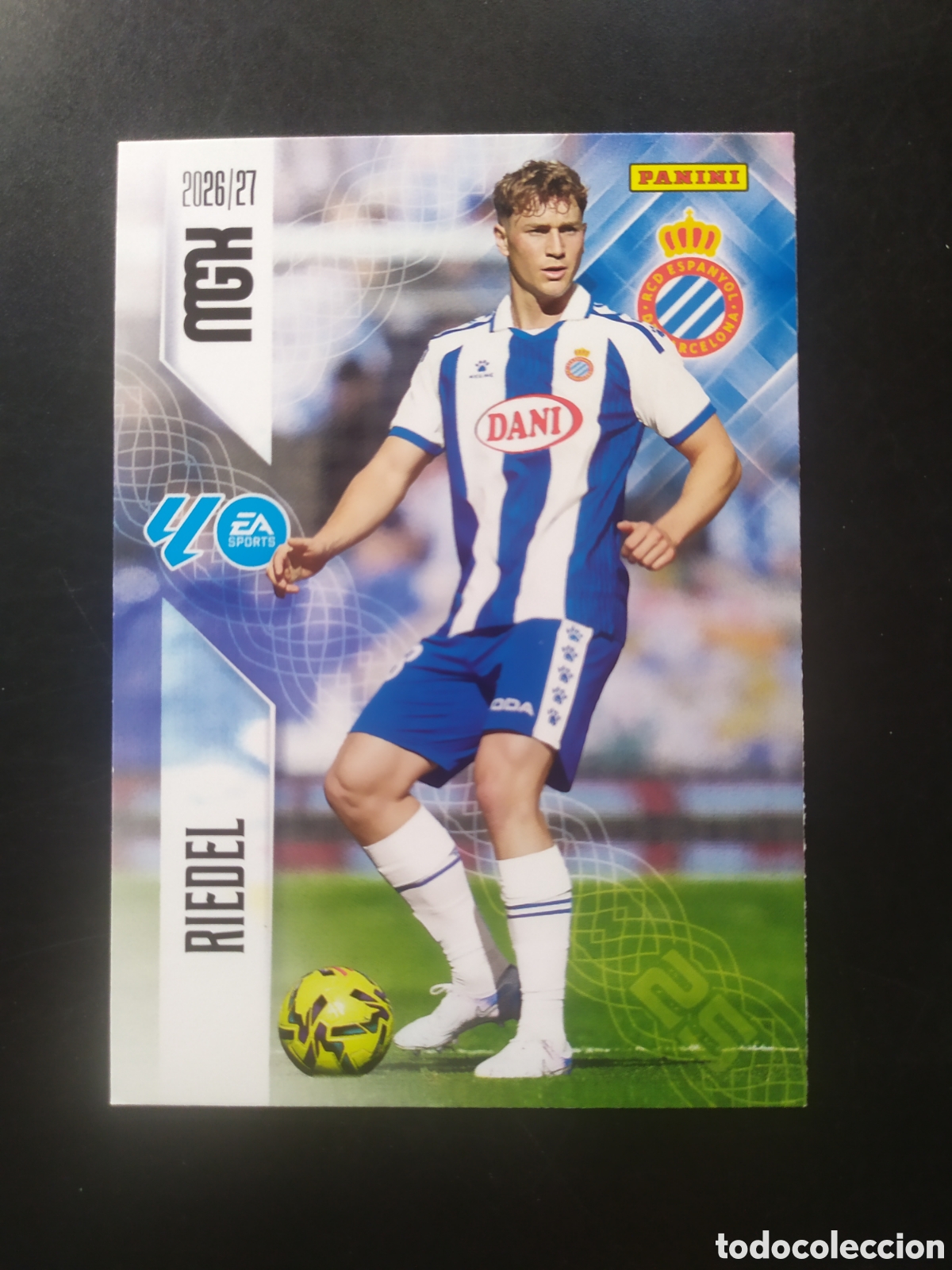 Cromos de f&uacute;tbol: Megacracks 2026 2027 26 27 panini Riedel n&deg; 168 Espanyol