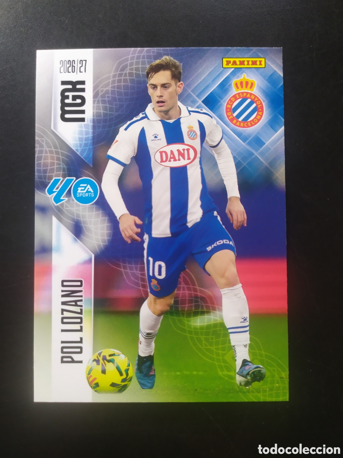 Cromos de f&uacute;tbol: Megacracks 2026 2027 26 27 panini Pol Lozano n&deg; 173 Espanyol
