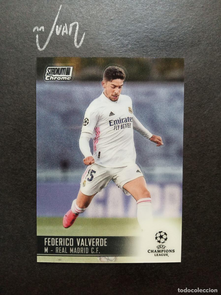 Cromos de f&uacute;tbol: N&ordm; 87 FEDE VALVERDE REAL MADRID URUGUAY ⚽ TOPPS &reg; CHROME STADIUM CLUB UEFA CHAMPIONS 2020 2021 20 21
