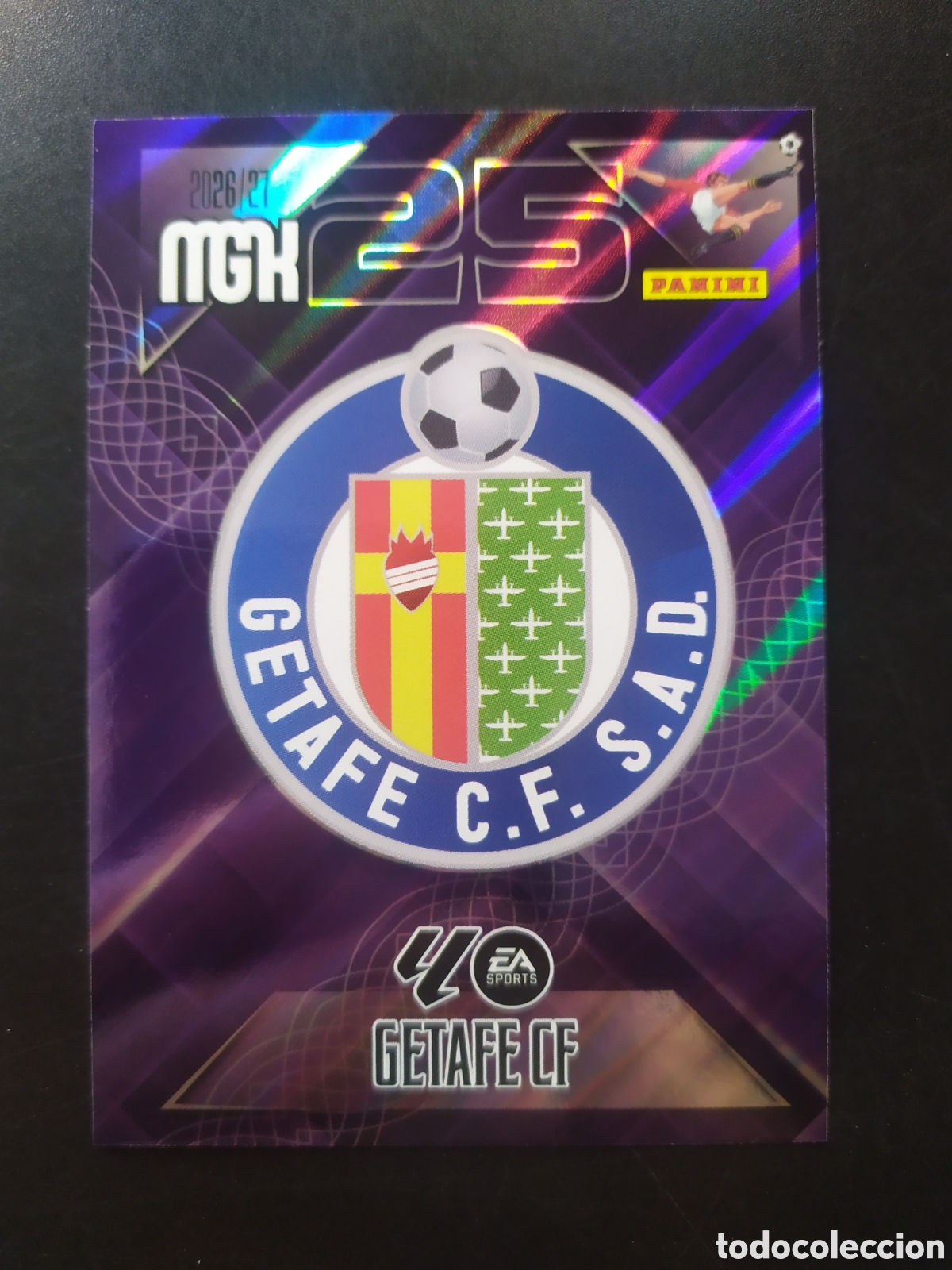 Cromos de f&uacute;tbol: Megacracks 2026 2027 26 27 panini escudo n&deg; 181 Getafe