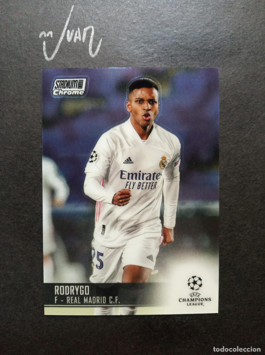 Cromos de f&uacute;tbol: N&ordm; 73 RODRYGO REAL MADRID BRASIL ⚽ TOPPS &reg; CHROME STADIUM CLUB UCL UEFA CHAMPIONS 2020 2021 20 21