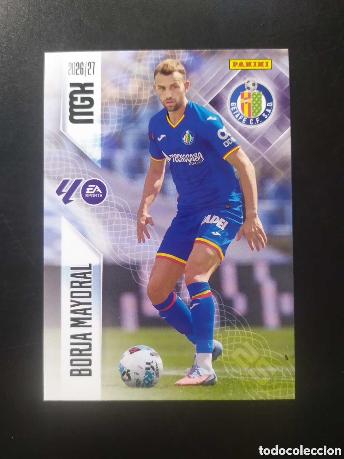Cromos de f&uacute;tbol: Megacracks 2026 2027 26 27 panini Borja Mayoral n&deg; 195 Getafe
