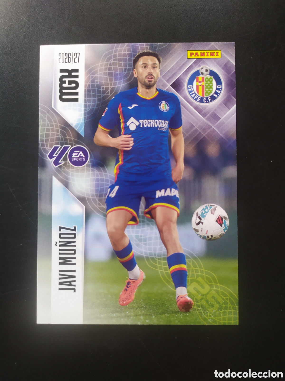 Cromos de f&uacute;tbol: Megacracks 2026 2027 26 27 panini Javi Mu&ntilde;oz n&deg; 191 Getafe