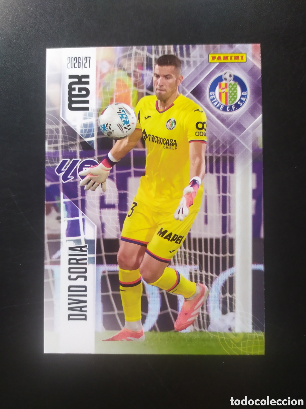 Cromos de f&uacute;tbol: Megacracks 2026 2027 26 27 panini David Soria n&deg; 182 Getafe