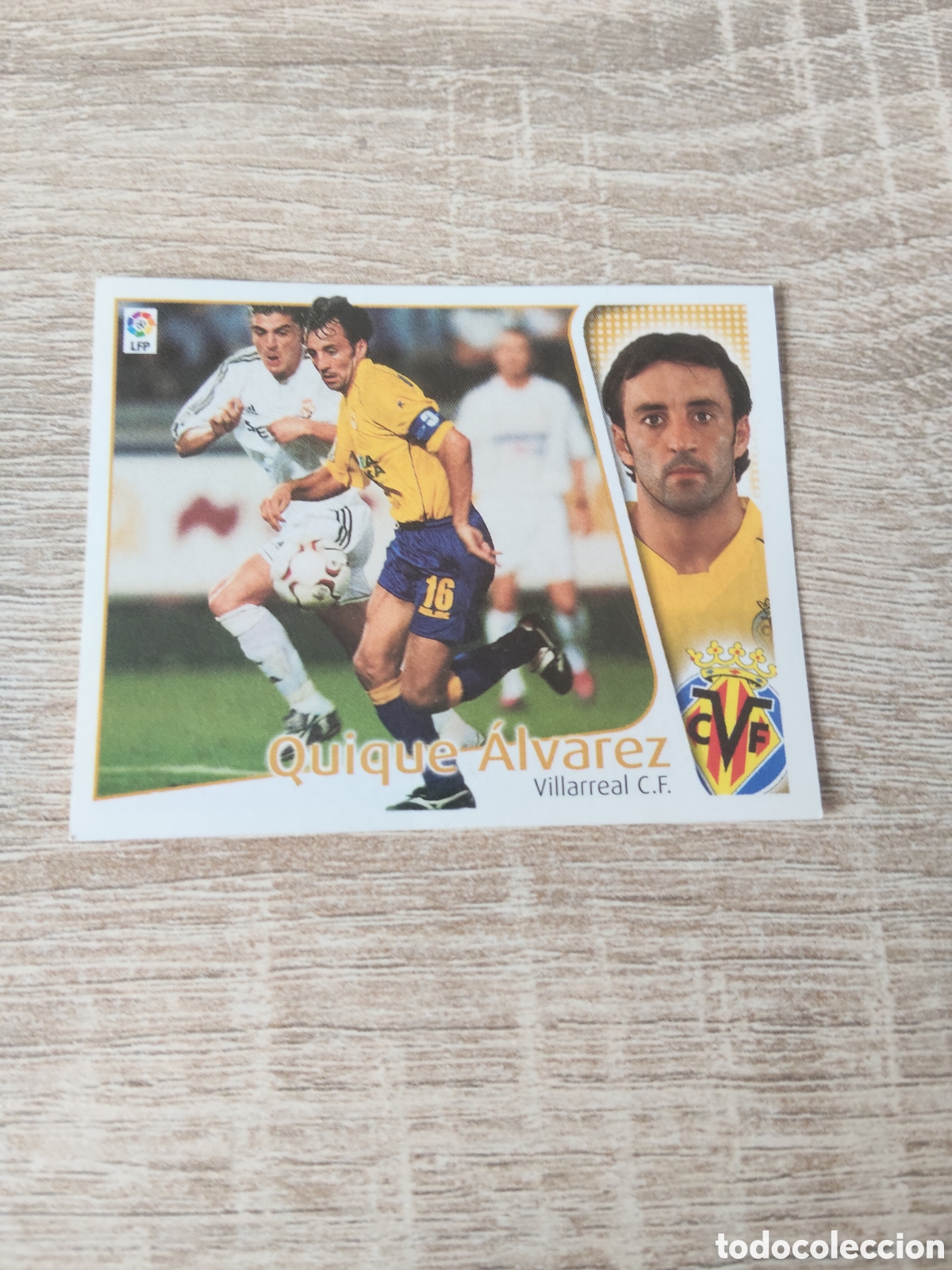 Cromos de f&uacute;tbol: Quique &Aacute;lvarez Villarreal liga 2004 2005 04 05 ediciones este