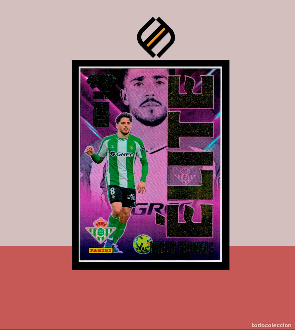 Cromos de f&uacute;tbol: MEGACRACKS 2026 2027 26 27 PANINI N&ordm; 14 PABLO FORNALS REAL BETIS &Eacute;LITE COLECCI&Oacute;N ALB&Uacute;M MGK