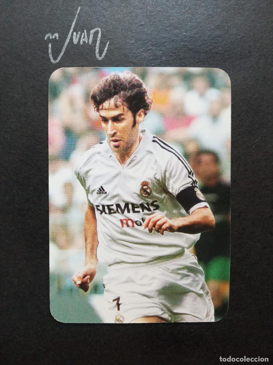 Cromos de f&uacute;tbol: N&ordm; 548 + CA&Ntilde;ONEROS MATE RAUL REAL MADRID ESPA&Ntilde;A ⚽ MUNDICROMO &reg; 2005 2006 FICHAS LIGA 05 06