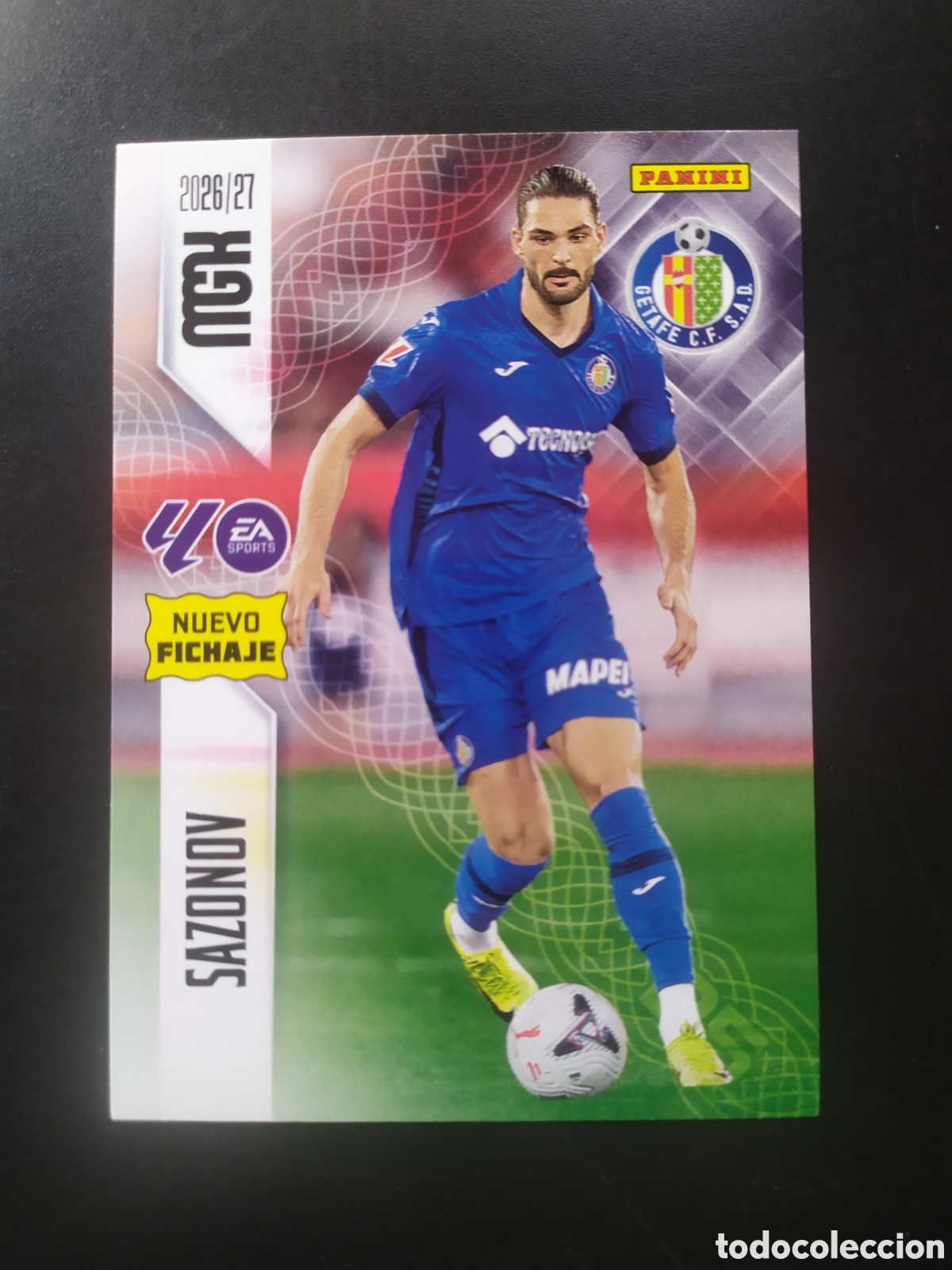 Cromos de f&uacute;tbol: Megacracks 2026 2027 26 27 panini Sazonov fichaje n&deg; 457 Getafe