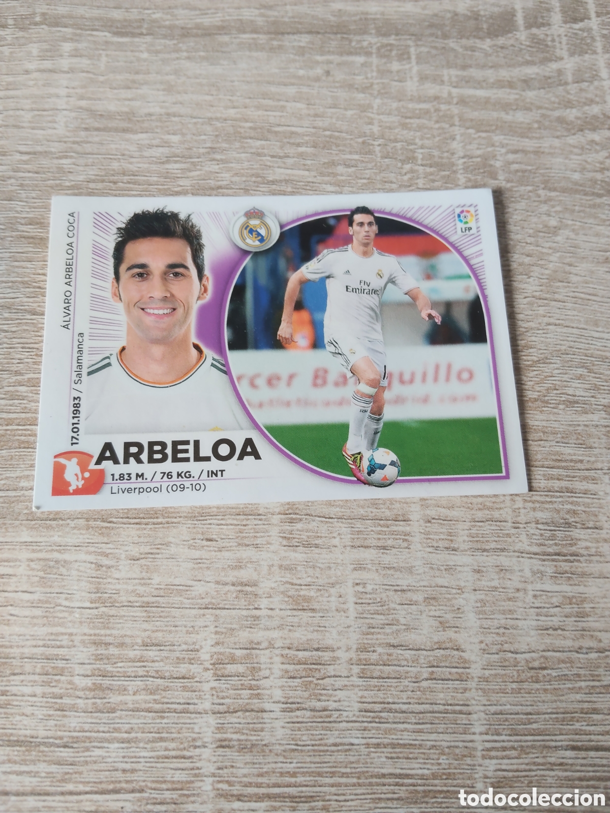 Cromos de f&uacute;tbol: Arbeloa Real Madrid liga 2014 2015 14 15 ediciones este