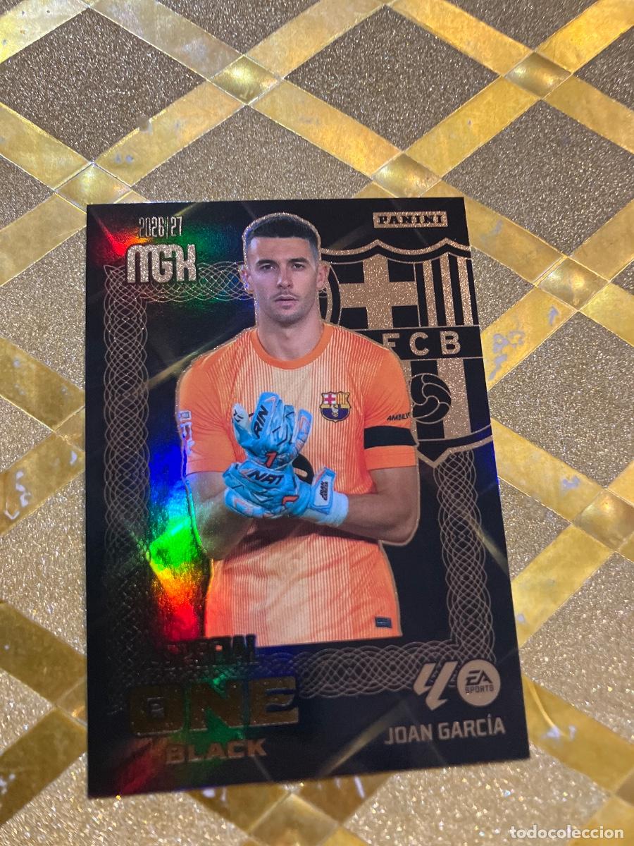 Cromos de f&uacute;tbol: CROMO DE FUTBOL JOAN GARCIA BARCELONA SPECIAL ONE BLACK 2026 2027 MEGACRAKS MGK PANINI !