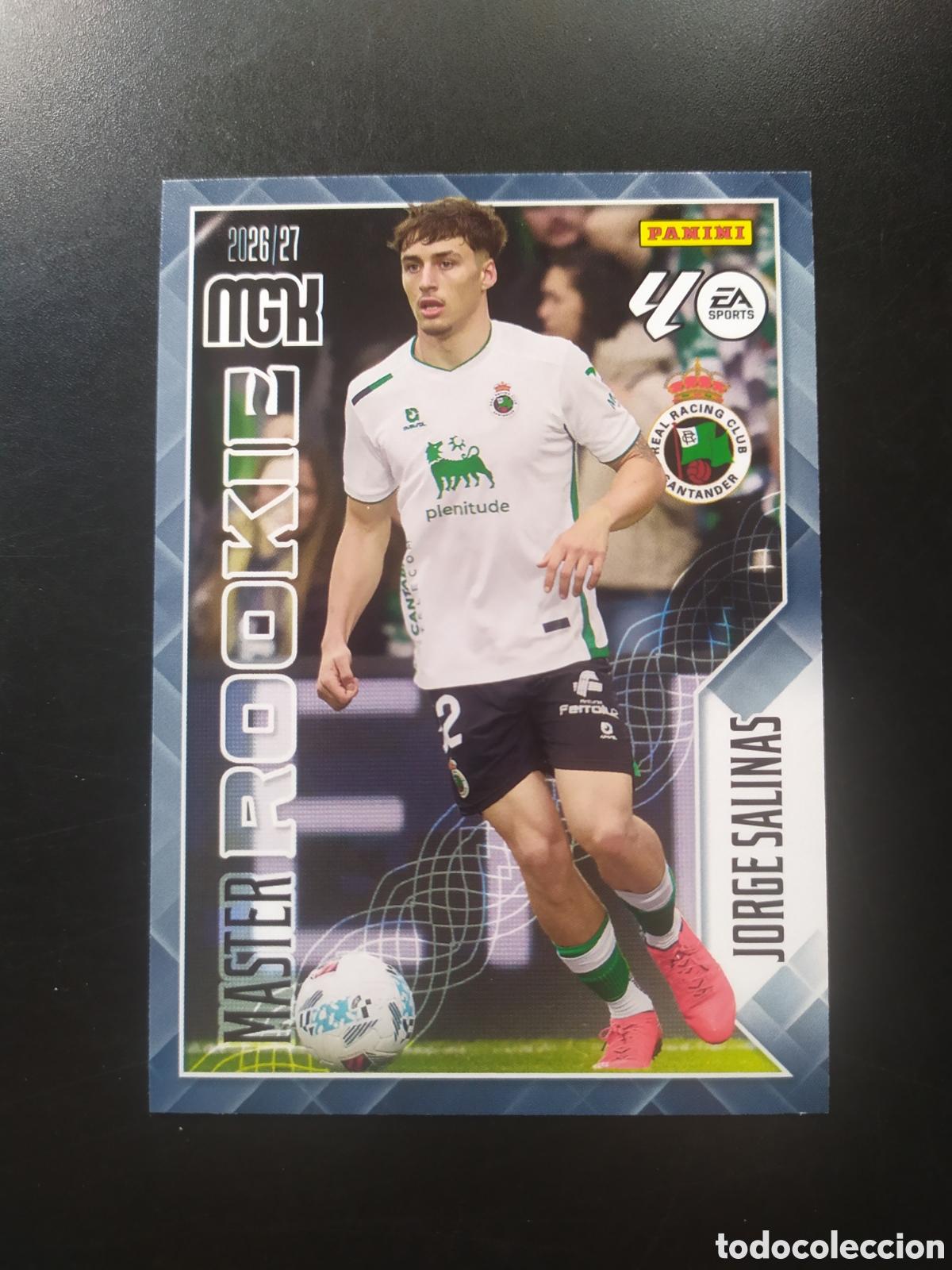 Cromos de f&uacute;tbol: Megacracks 2026 2027 26 27 panini Jorge Salinas master rookie n&deg; 414 Racing Santander