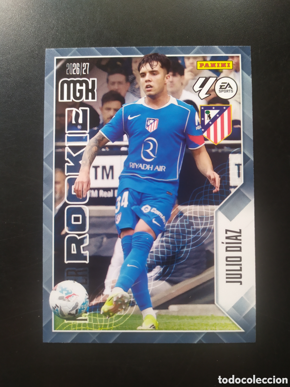 Cromos de f&uacute;tbol: Megacracks 2026 2027 26 27 panini Julio Diaz master rookie n&deg; 415 Atl&eacute;tico Madrid