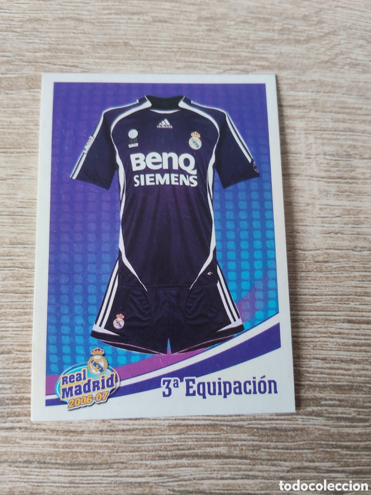 Cromos de f&uacute;tbol: Panini Real Madrid liga 2006 2007 06 07 8 equipaci&oacute;n