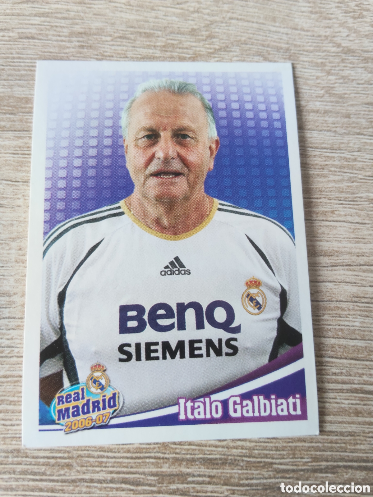Football Stickers: Panini Real Madrid liga 2006 2007 06 07 17 Italo Galbiati