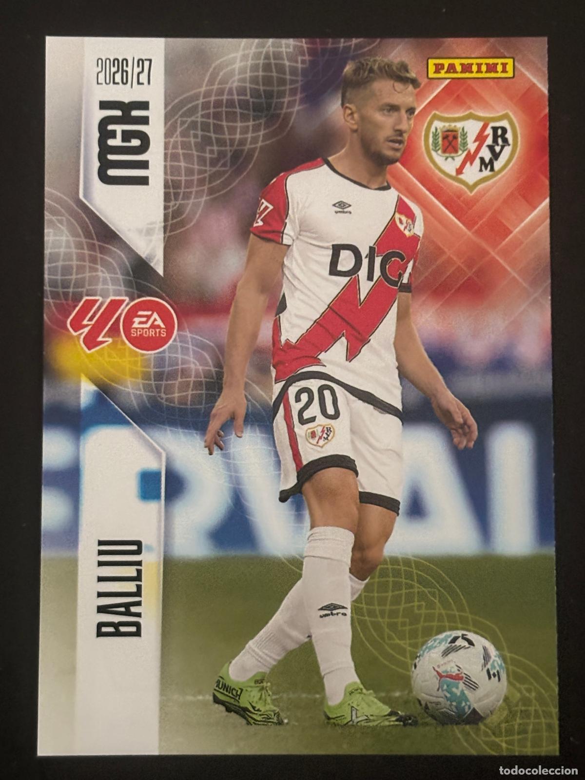 Football Stickers: 293 BALLIU RAYO MEGACRACKS MGK 26-27 2026-2027 PANINI LIGA