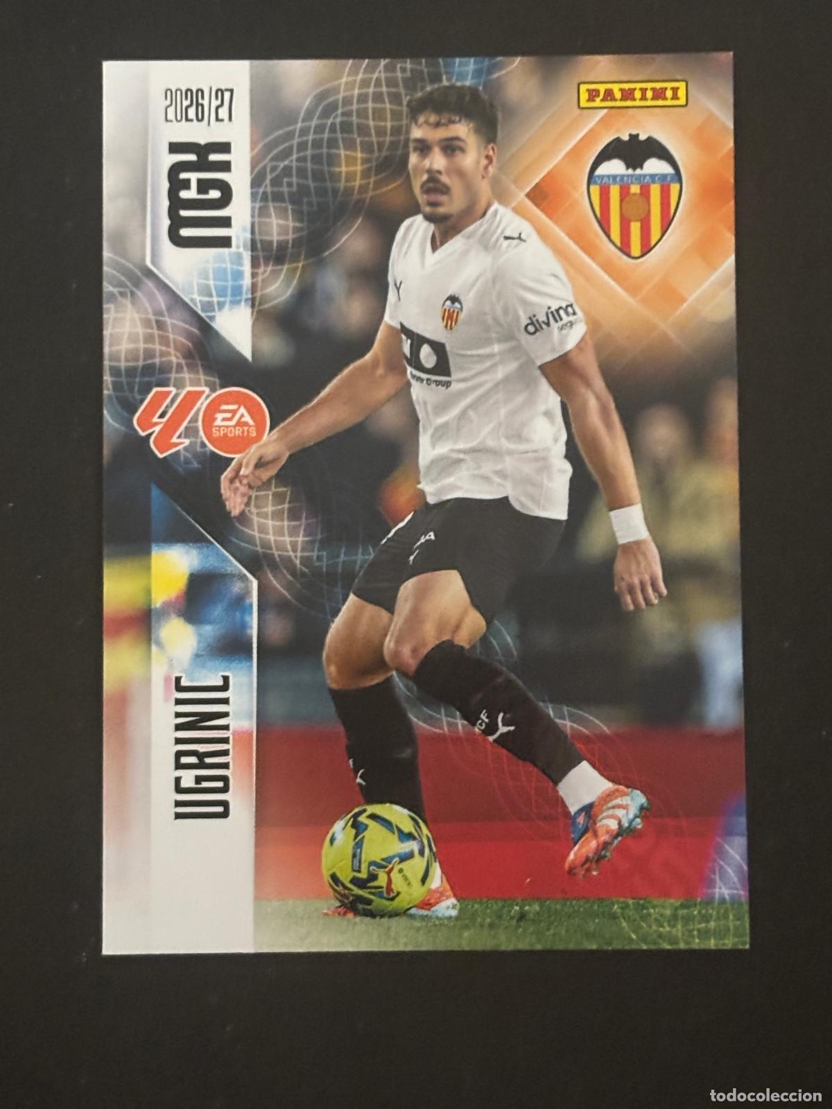 Cromos de f&uacute;tbol: 356 UGRINIC VALENCIA 2&ordf; EDICI&Oacute;N MEGACRACKS MGK 26-27 2026-2027 PANINI LIGA