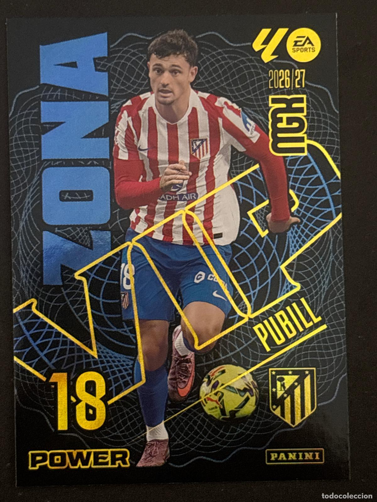Cromos de f&uacute;tbol: 404P PUBILL AT MADRID ZONA VIP POWER MEGACRACKS MGK 26-27 2026-2027 PANINI LIGA